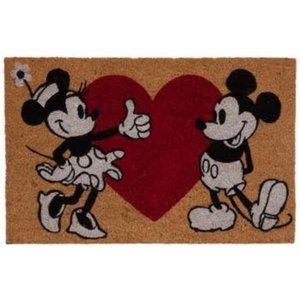 Disney Mickey Minnie Mouse Coir 18 X 28 Doormat